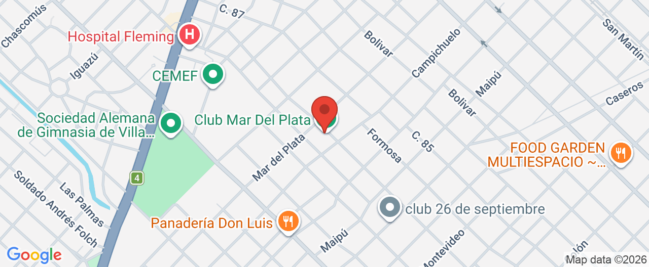 Mapa de la ubicación