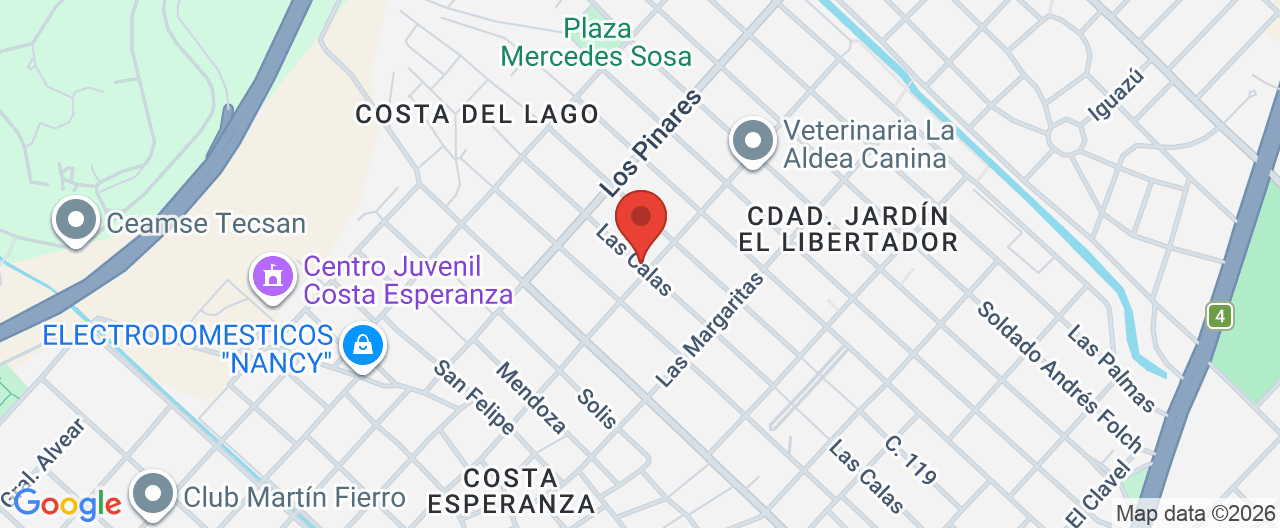 Mapa de la ubicación