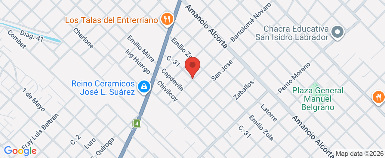 Mapa de la ubicación