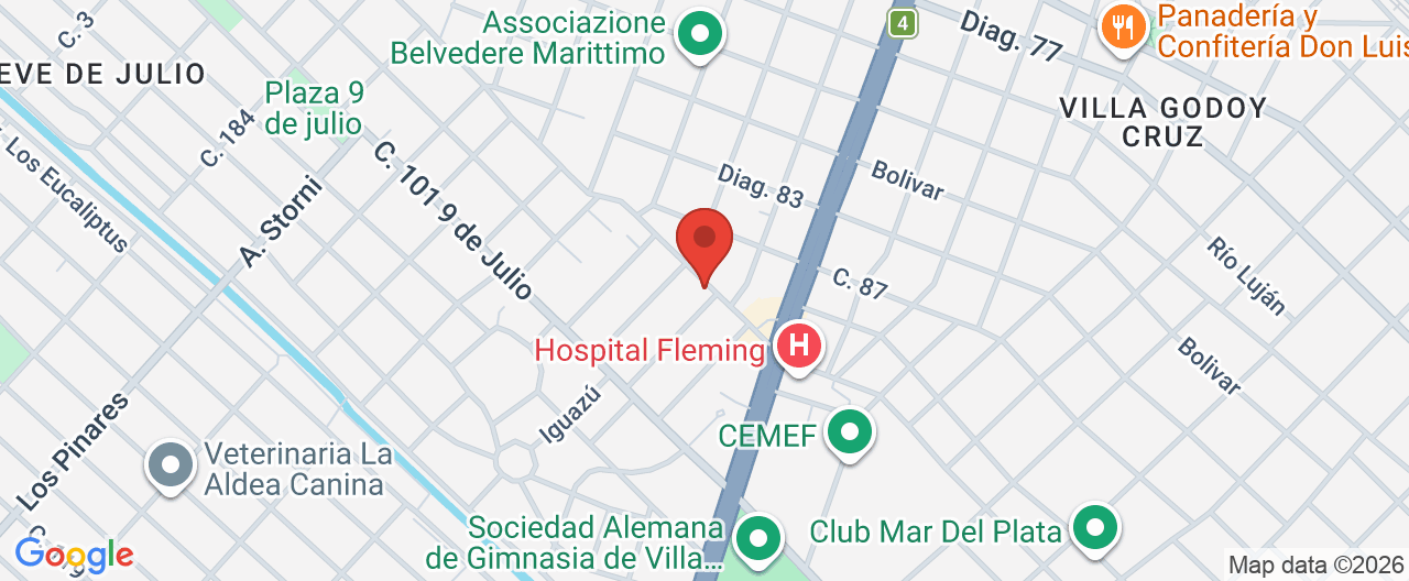 Mapa de la ubicación