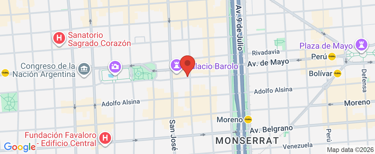 Mapa de la ubicación