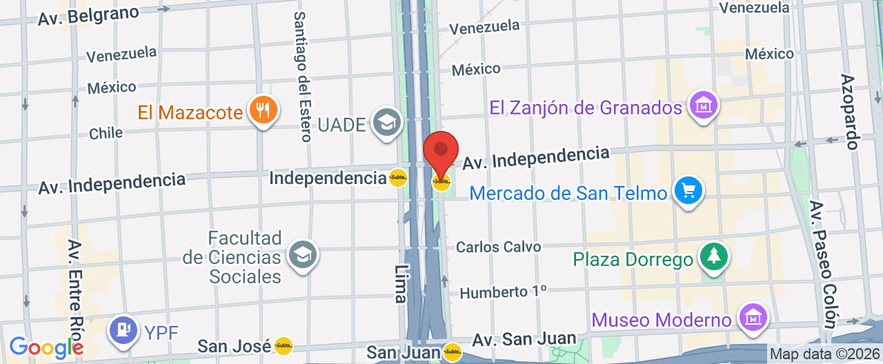 Mapa de la ubicación