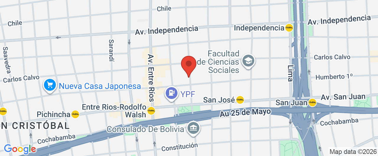 Mapa de la ubicación