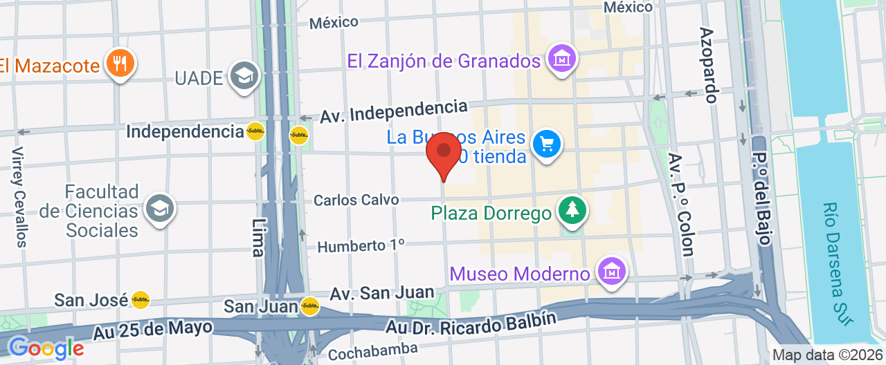 Mapa de la ubicación