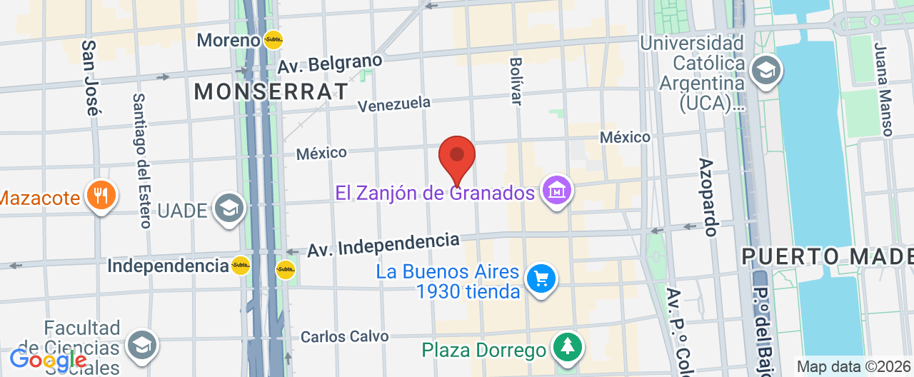 Mapa de la ubicación