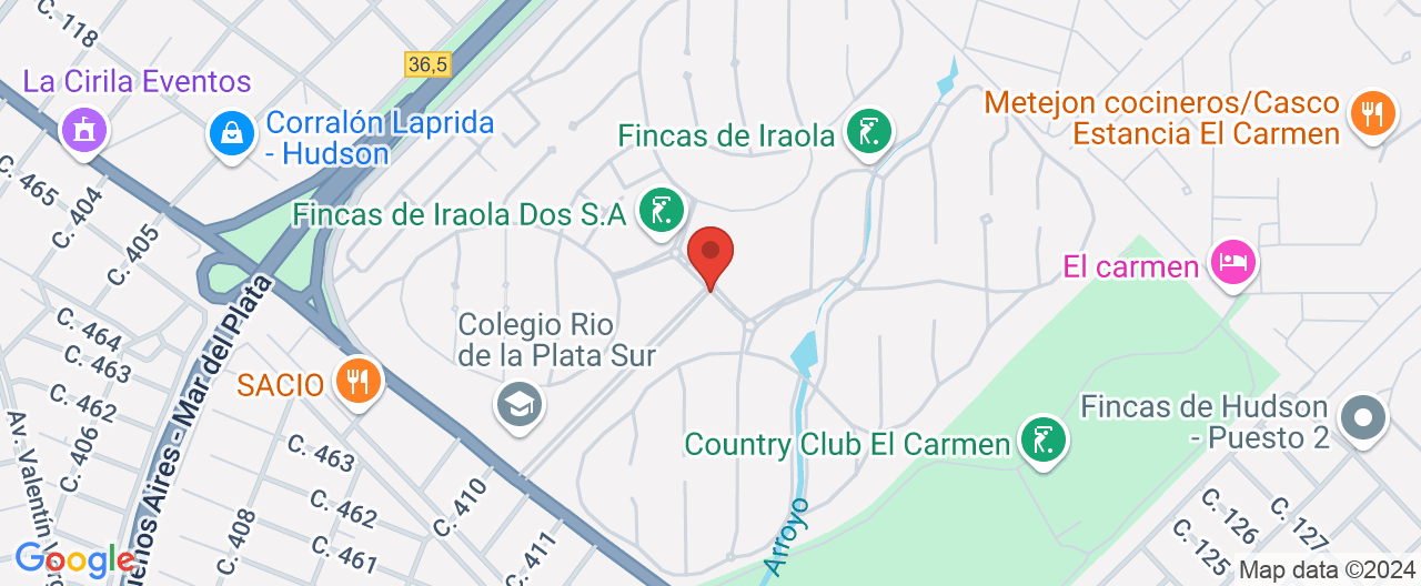 Mapa de la ubicación