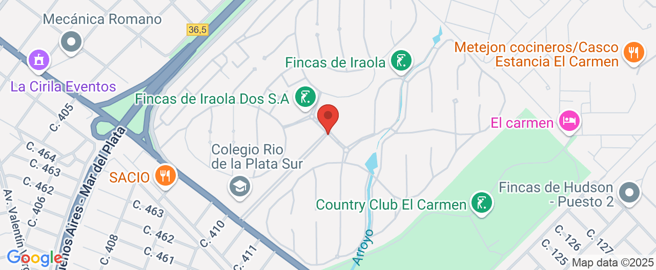 Mapa de la ubicación