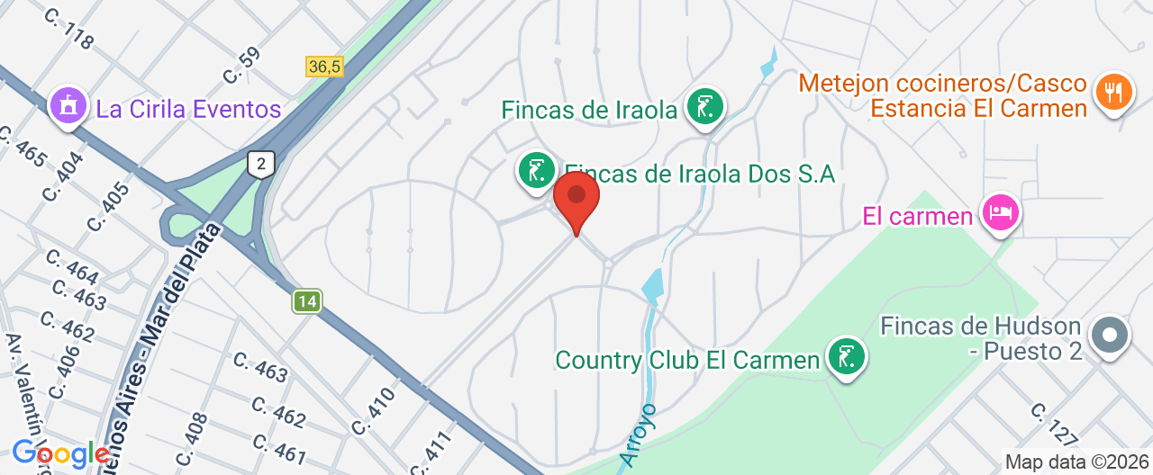 Mapa de la ubicación