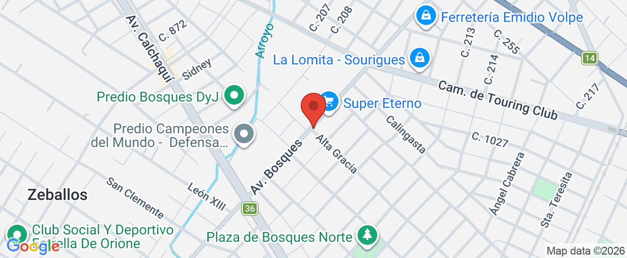 Mapa de la ubicación