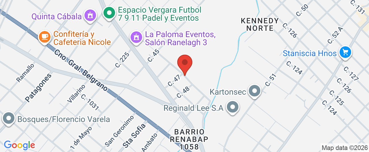 Mapa de la ubicación