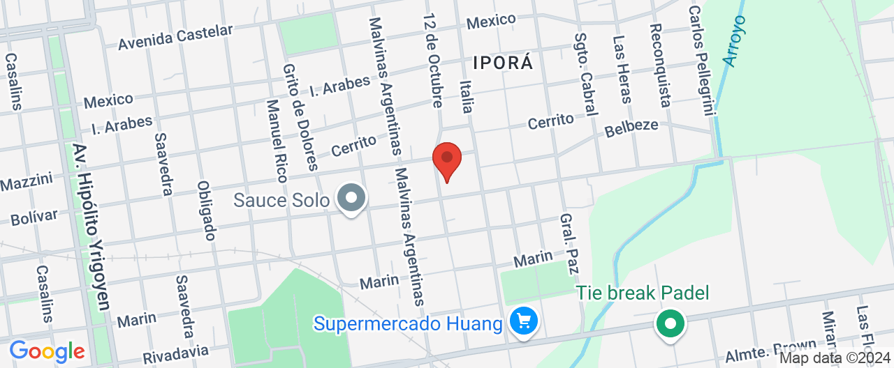 Mapa de la ubicación