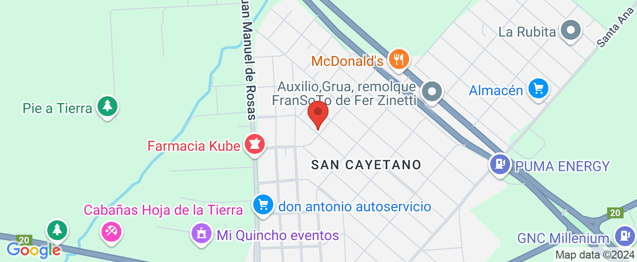 Mapa de la ubicación