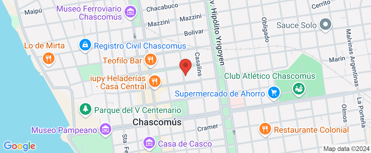 Mapa de la ubicación