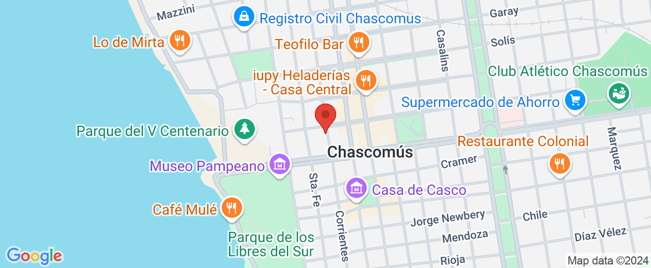 Mapa de la ubicación