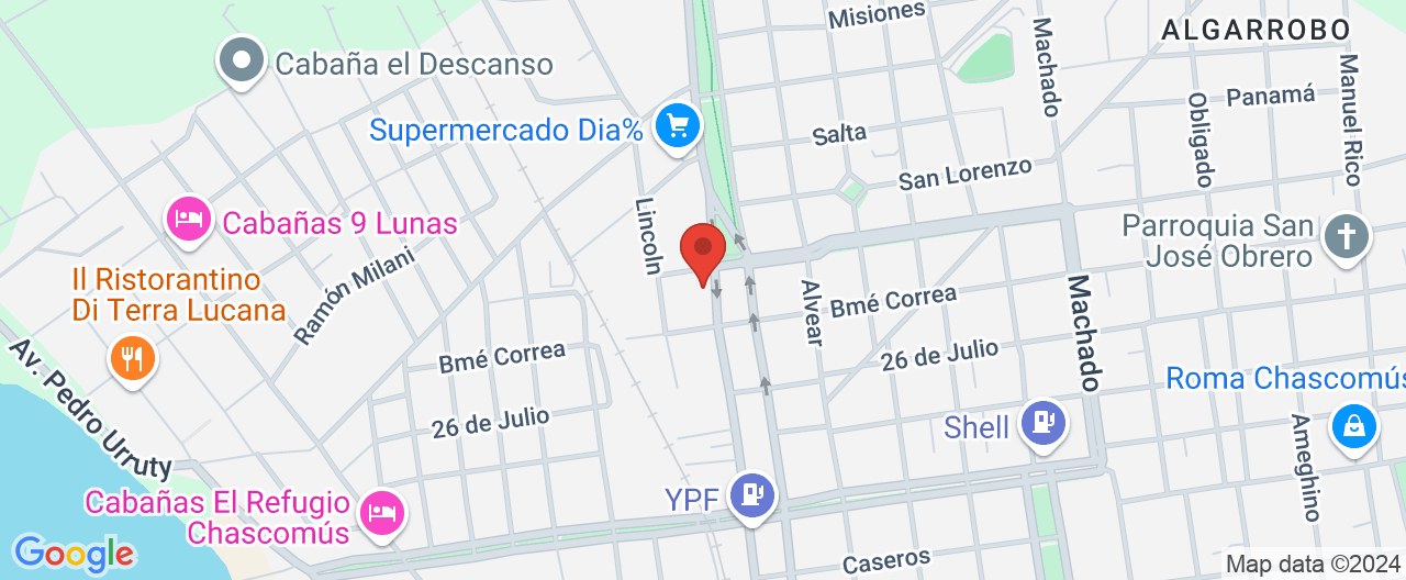 Mapa de la ubicación