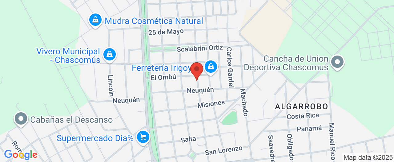 Mapa de la ubicación