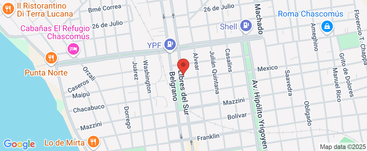 Mapa de la ubicación
