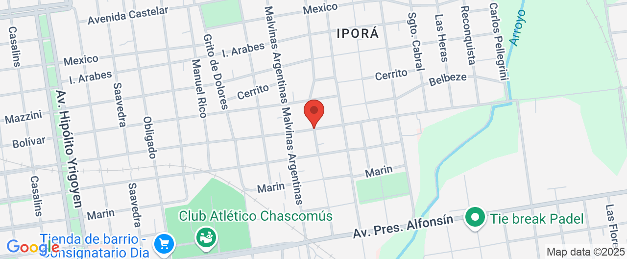 Mapa de la ubicación