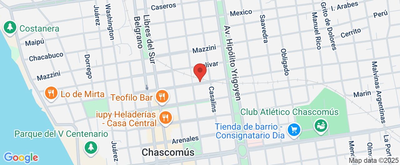 Mapa de la ubicación