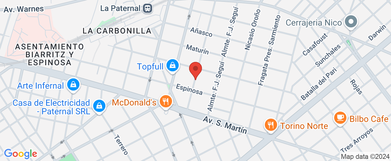 Mapa de la ubicación