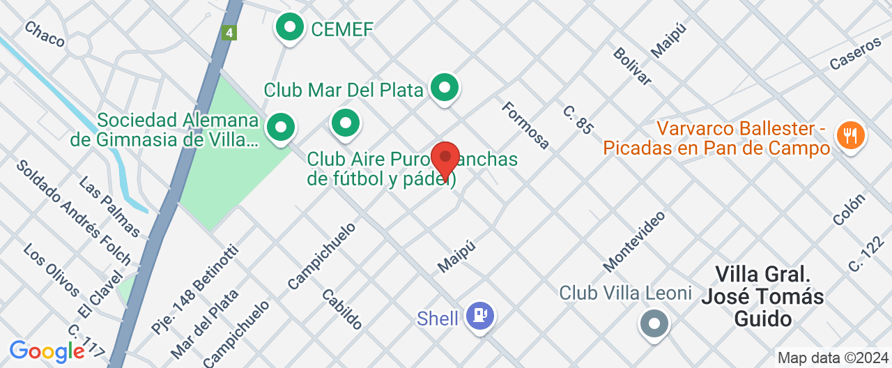 Mapa de la ubicación