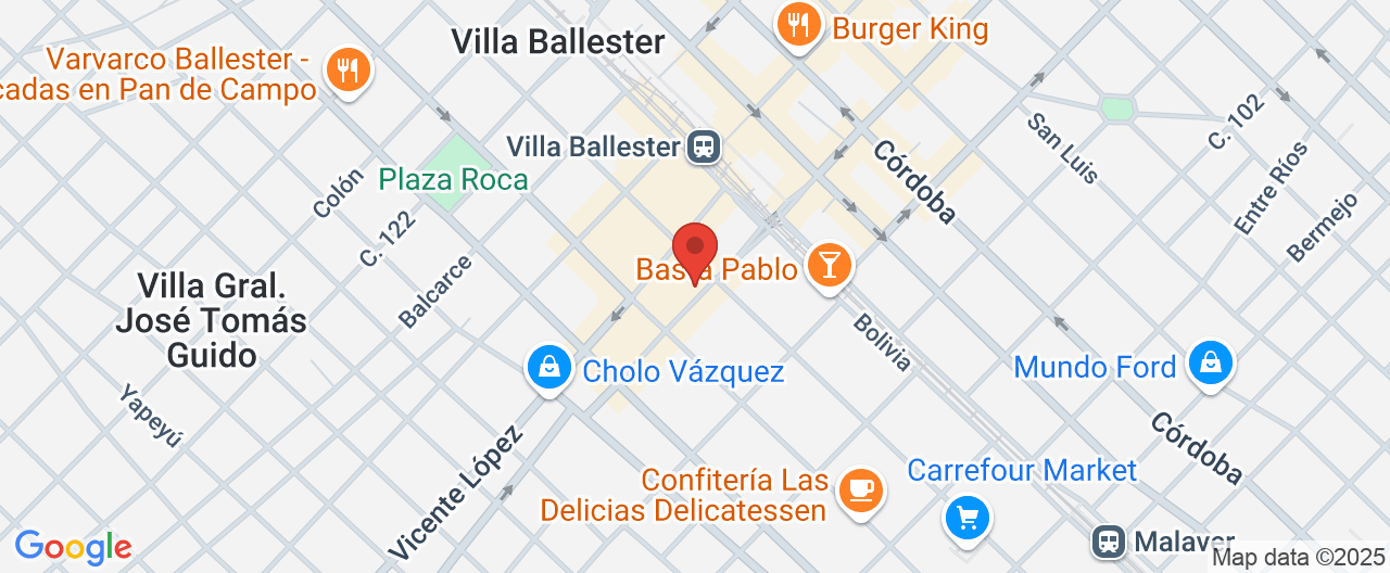 Mapa de la ubicación