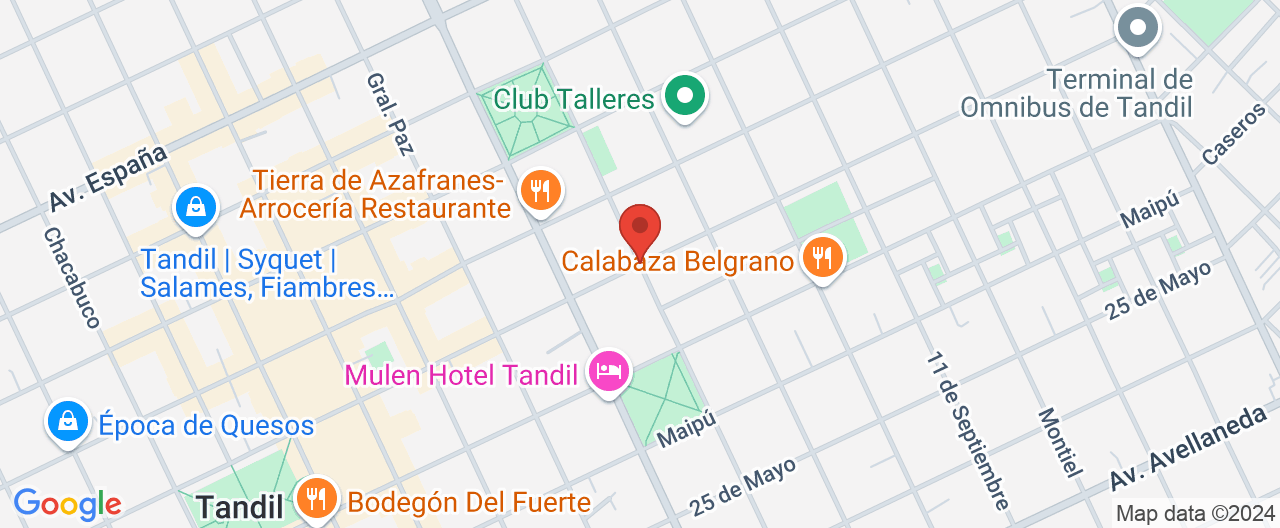 Mapa de la ubicación