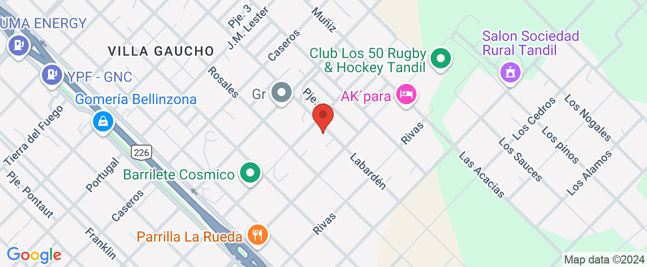 Mapa de la ubicación