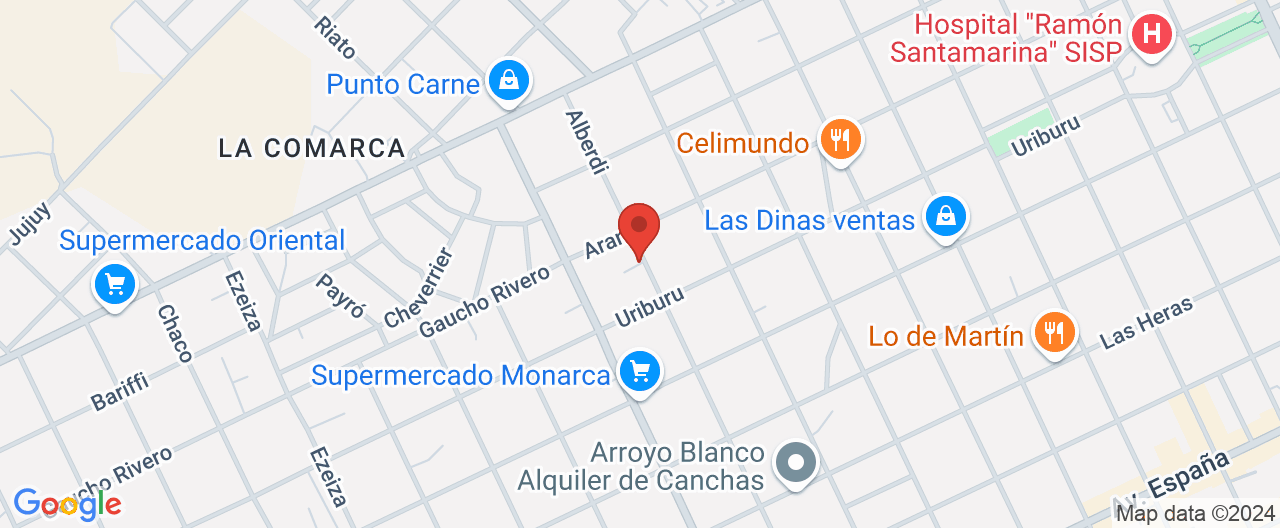 Mapa de la ubicación