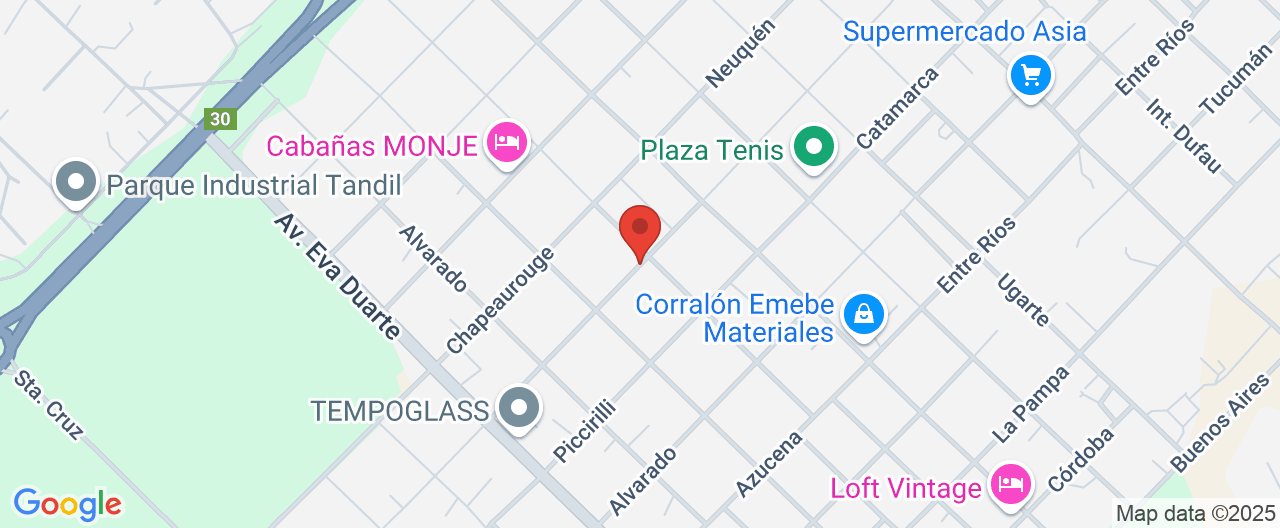 Mapa de la ubicación