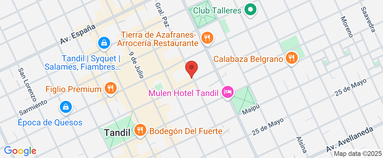 Mapa de la ubicación