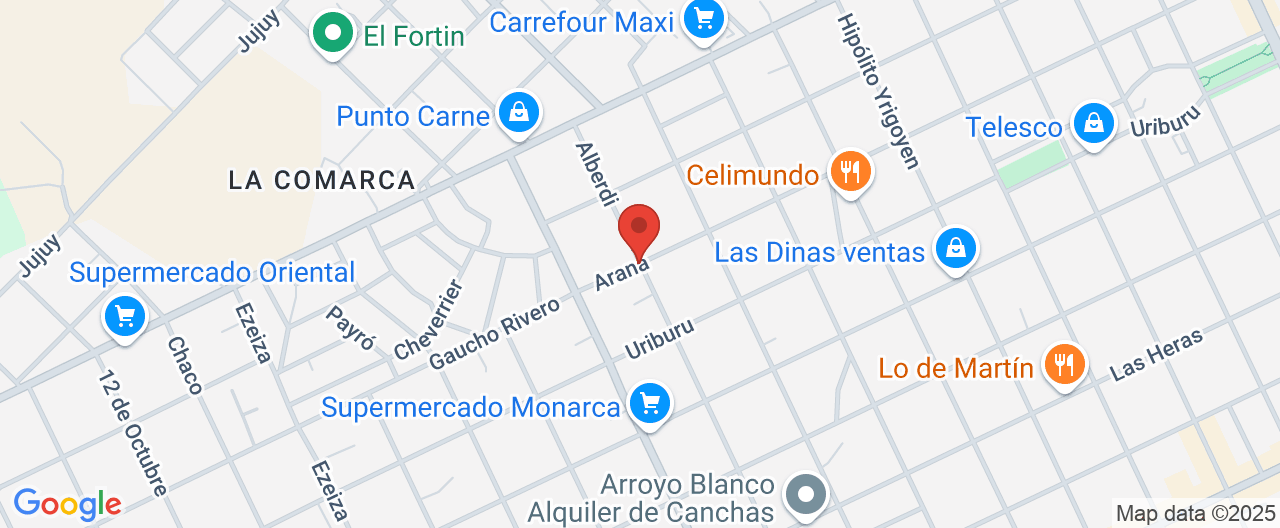 Mapa de la ubicación