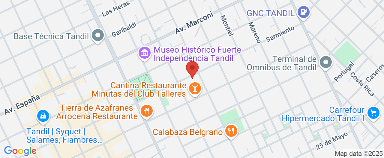 Mapa de la ubicación