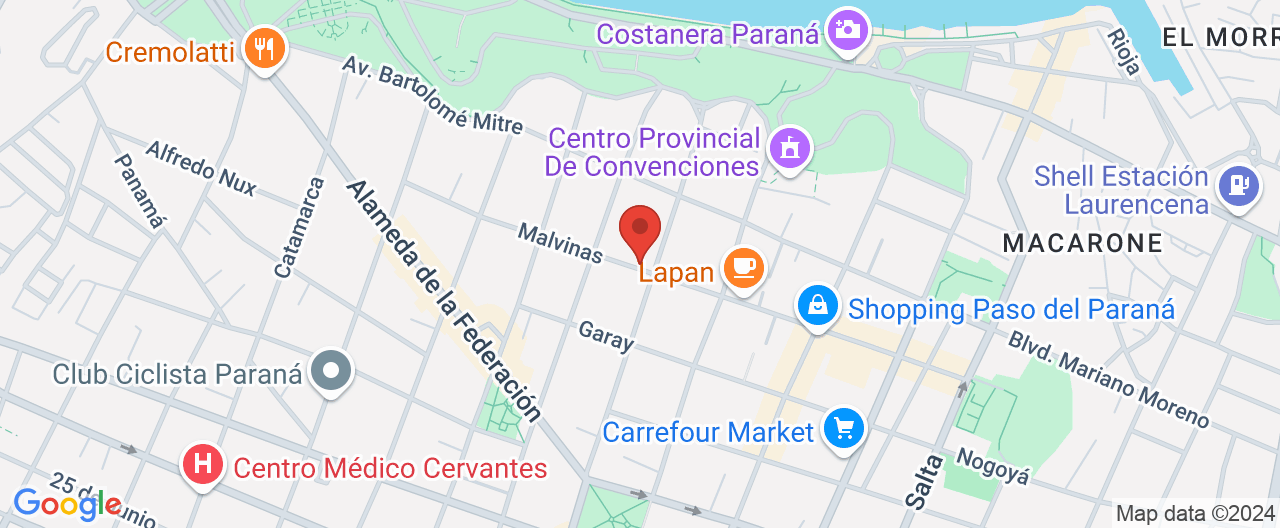 Mapa de la ubicación