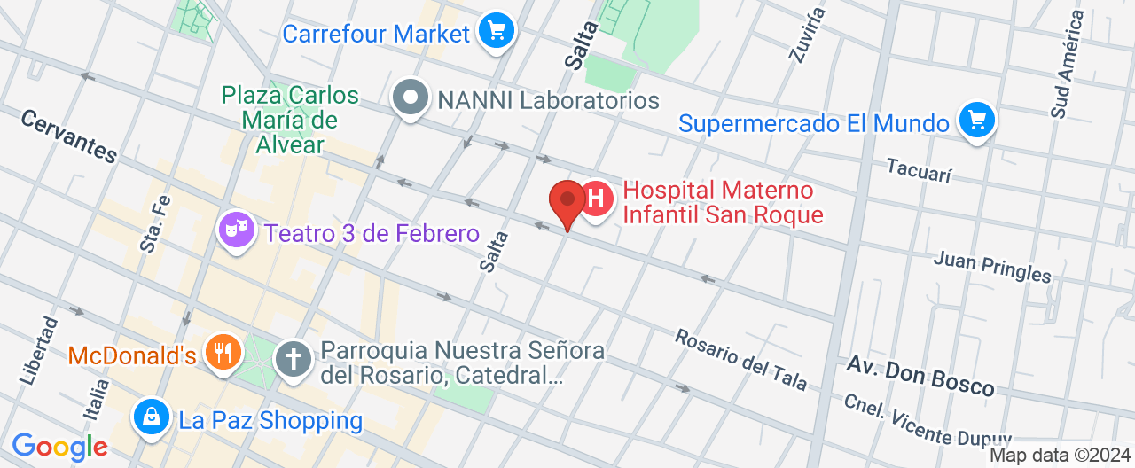 Mapa de la ubicación