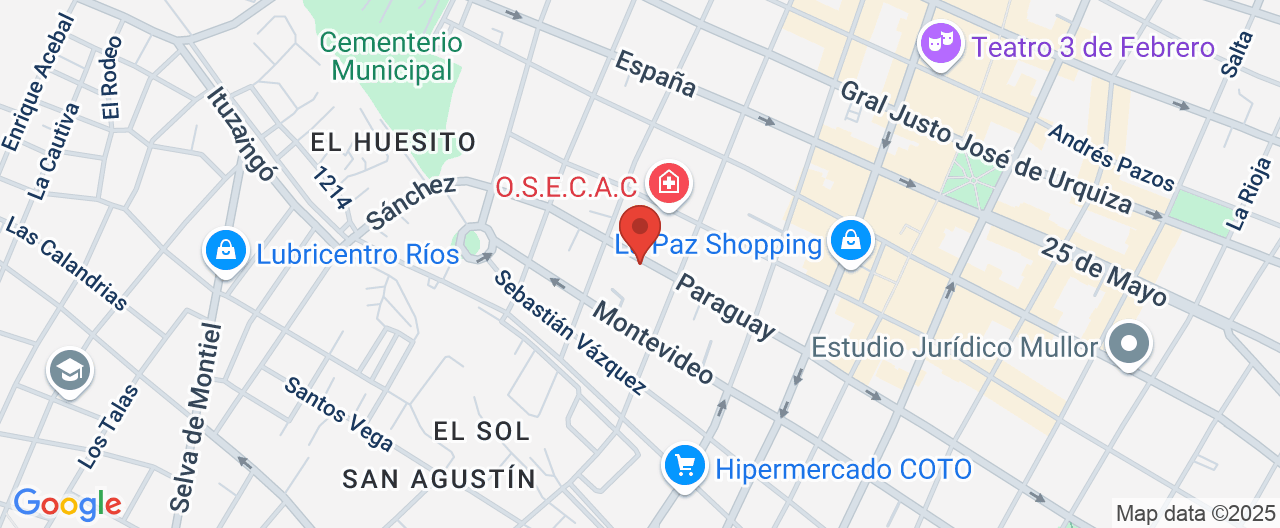 Mapa de la ubicación