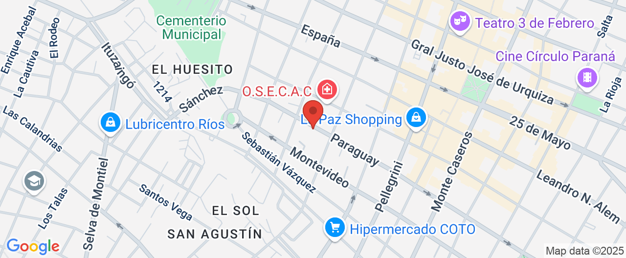 Mapa de la ubicación