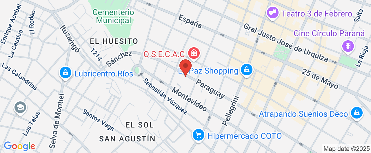 Mapa de la ubicación