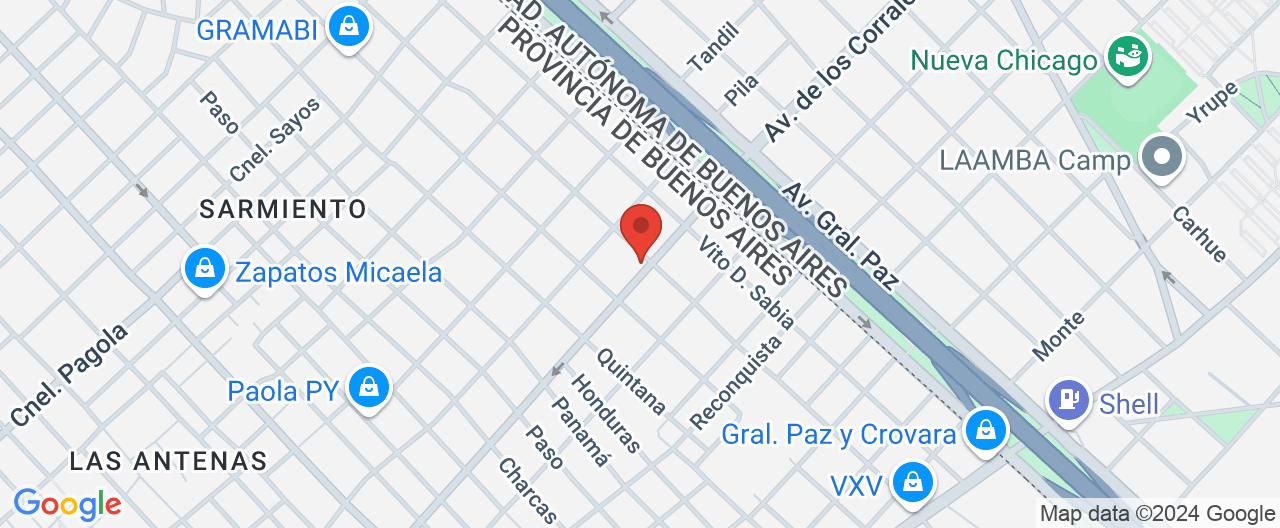 Mapa de la ubicación