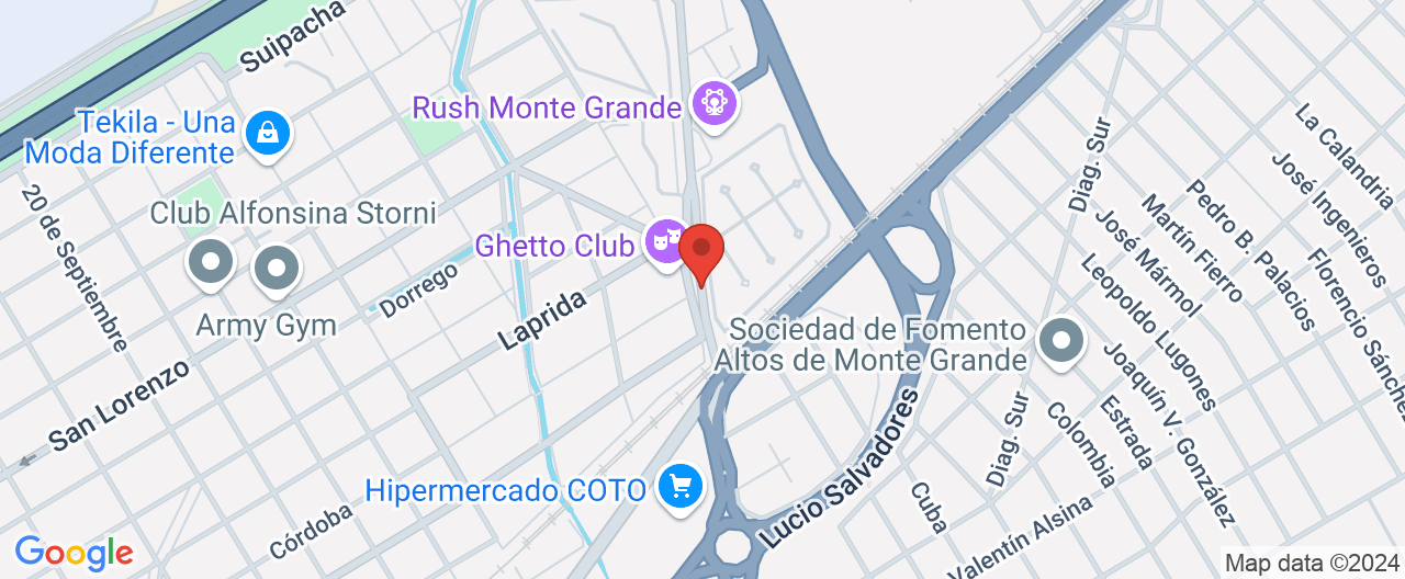 Mapa de la ubicación