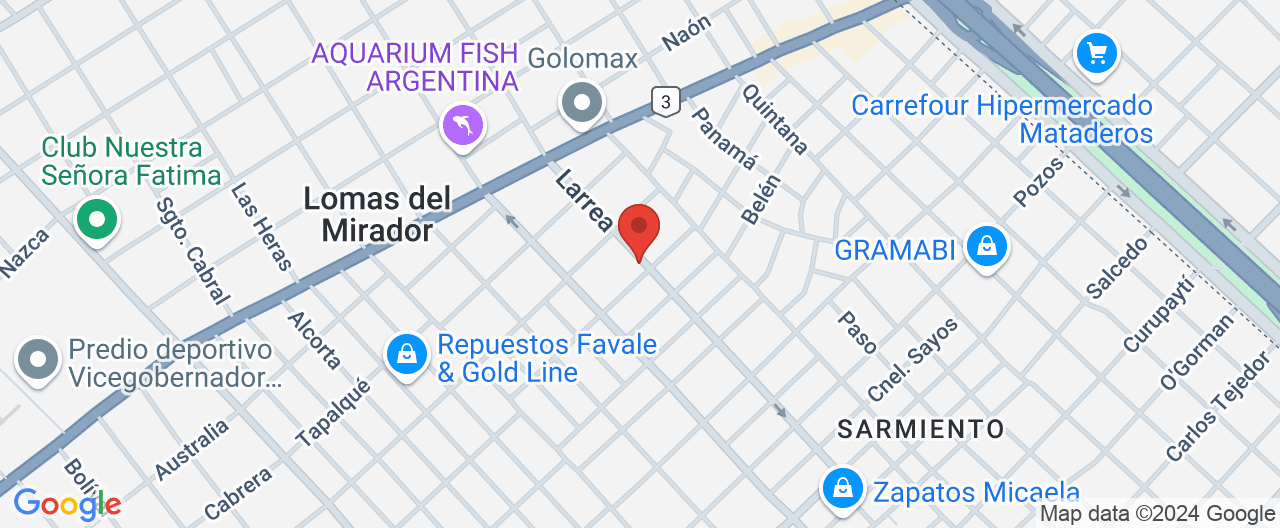 Mapa de la ubicación