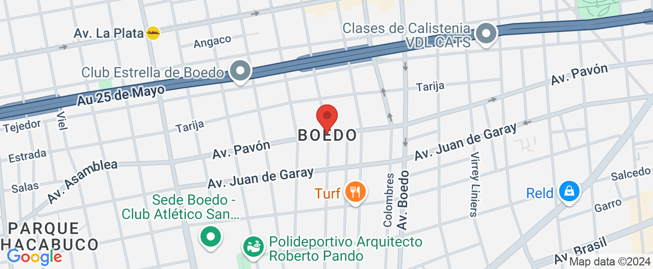 Mapa de la ubicación