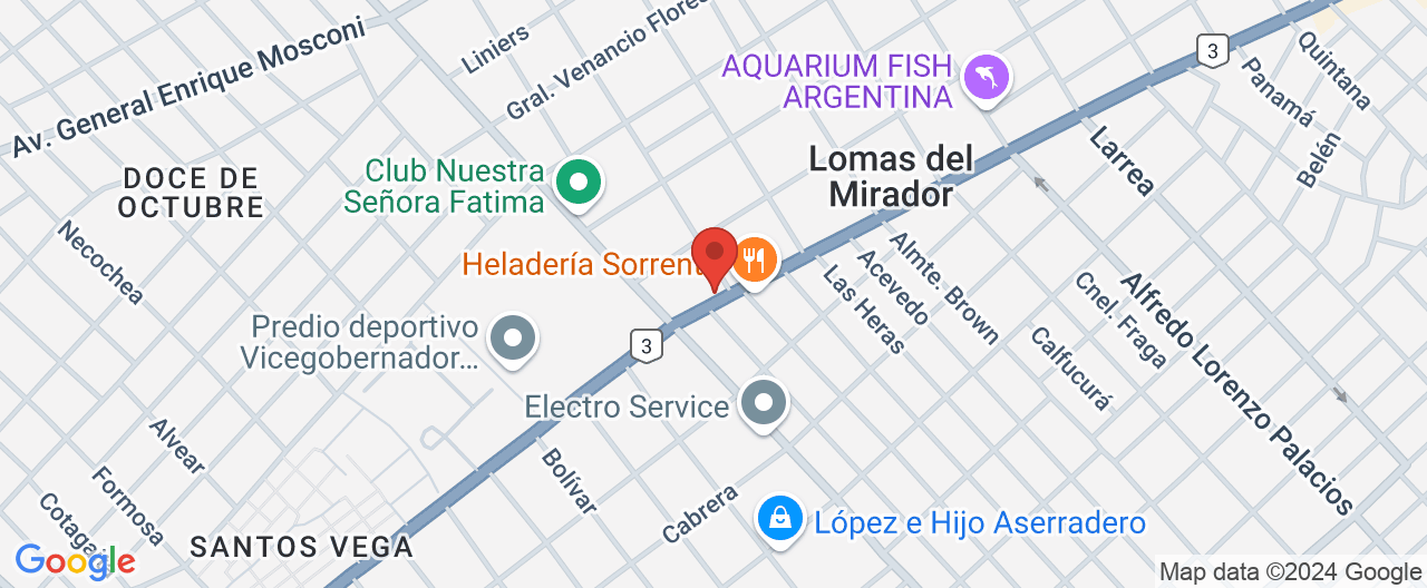 Mapa de la ubicación