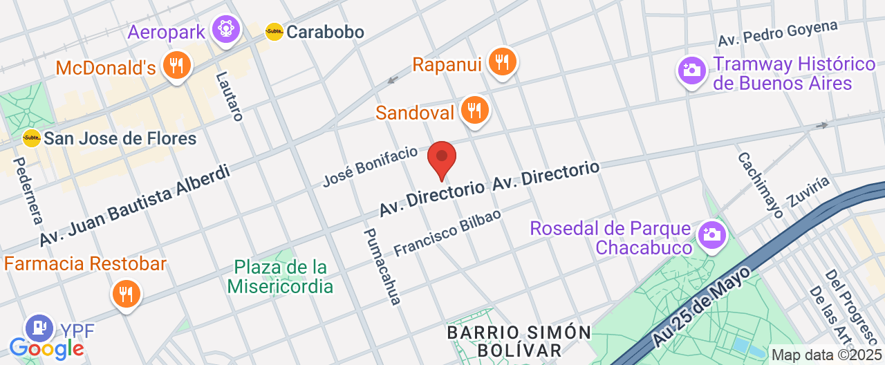 Mapa de la ubicación