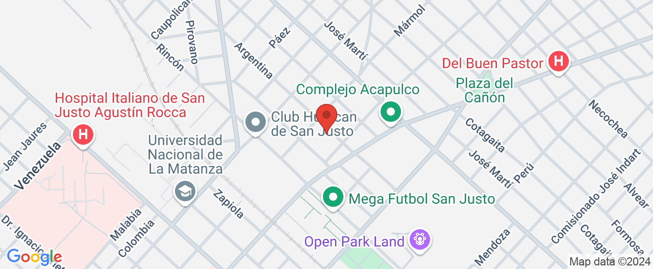Mapa de la ubicación