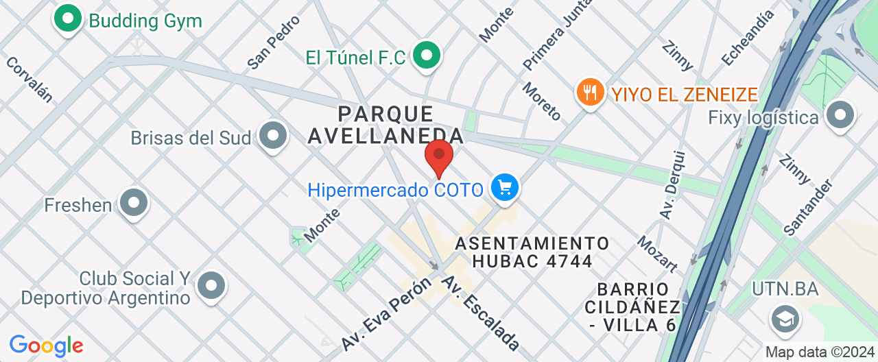 Mapa de la ubicación
