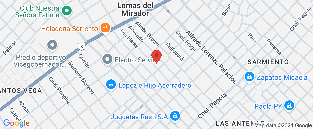 Mapa de la ubicación