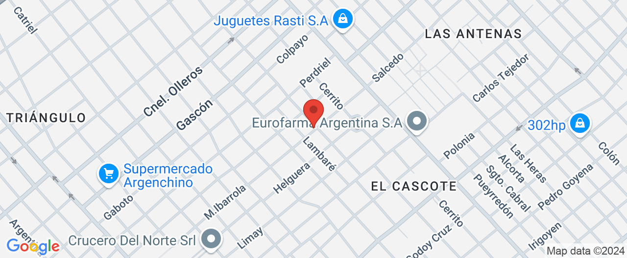 Mapa de la ubicación