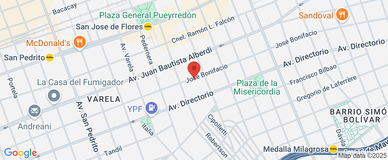 Mapa de la ubicación