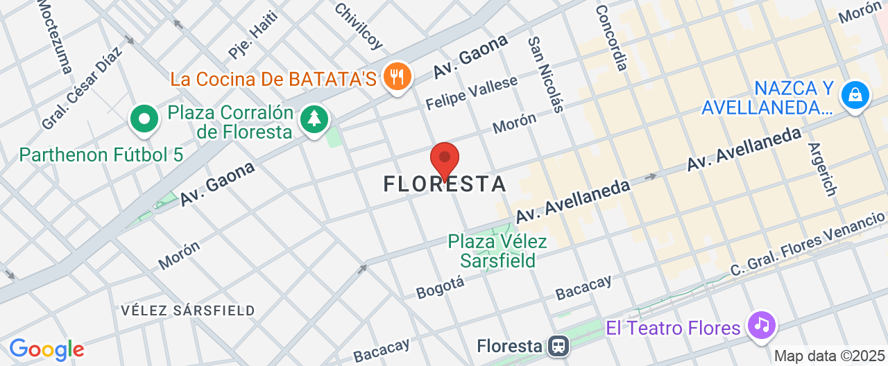 Mapa de la ubicación